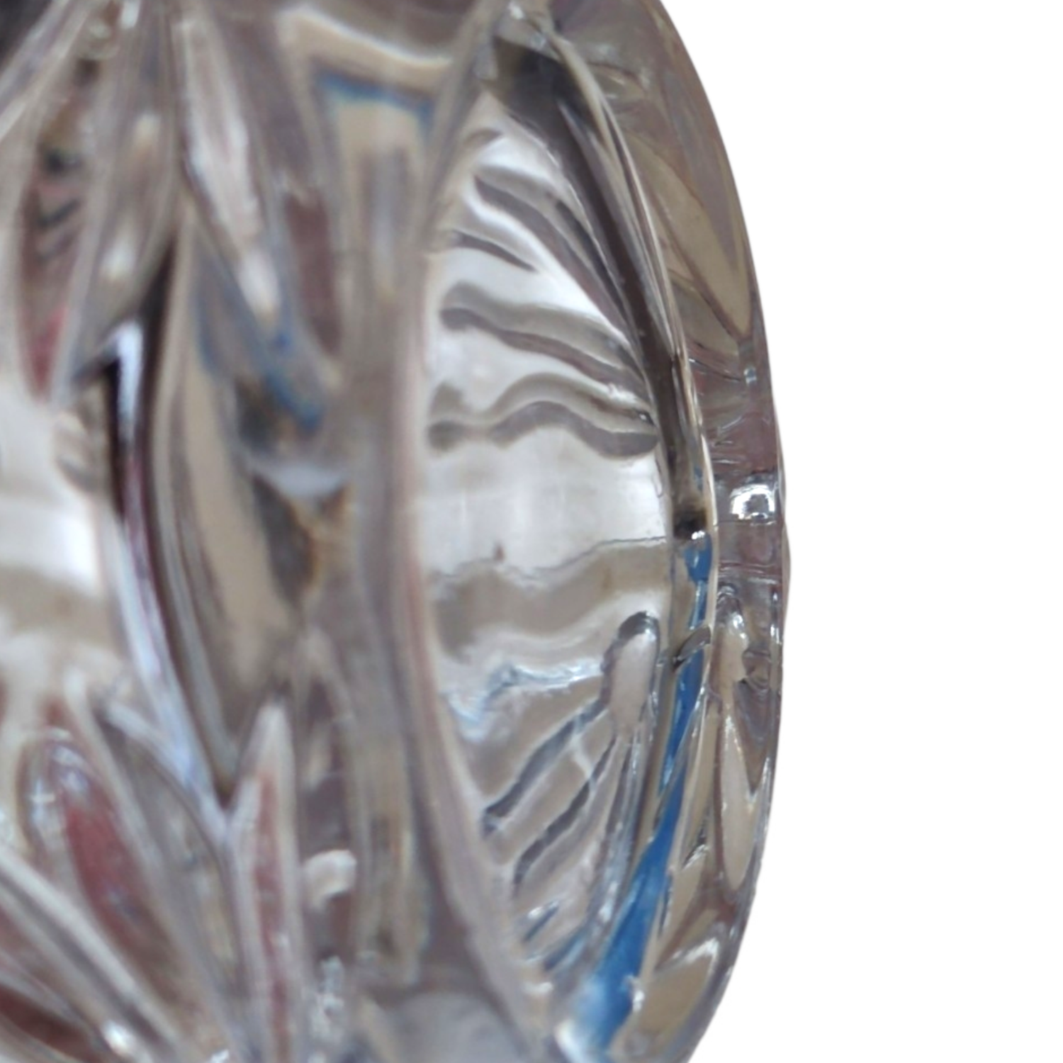 Carafe set + 6 small crystal glasses