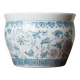 Pot de plantes en porcelaine vintage Chine