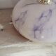 Applique en verre de Clichy rose