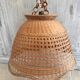 Vintage rattan pendant lamp
