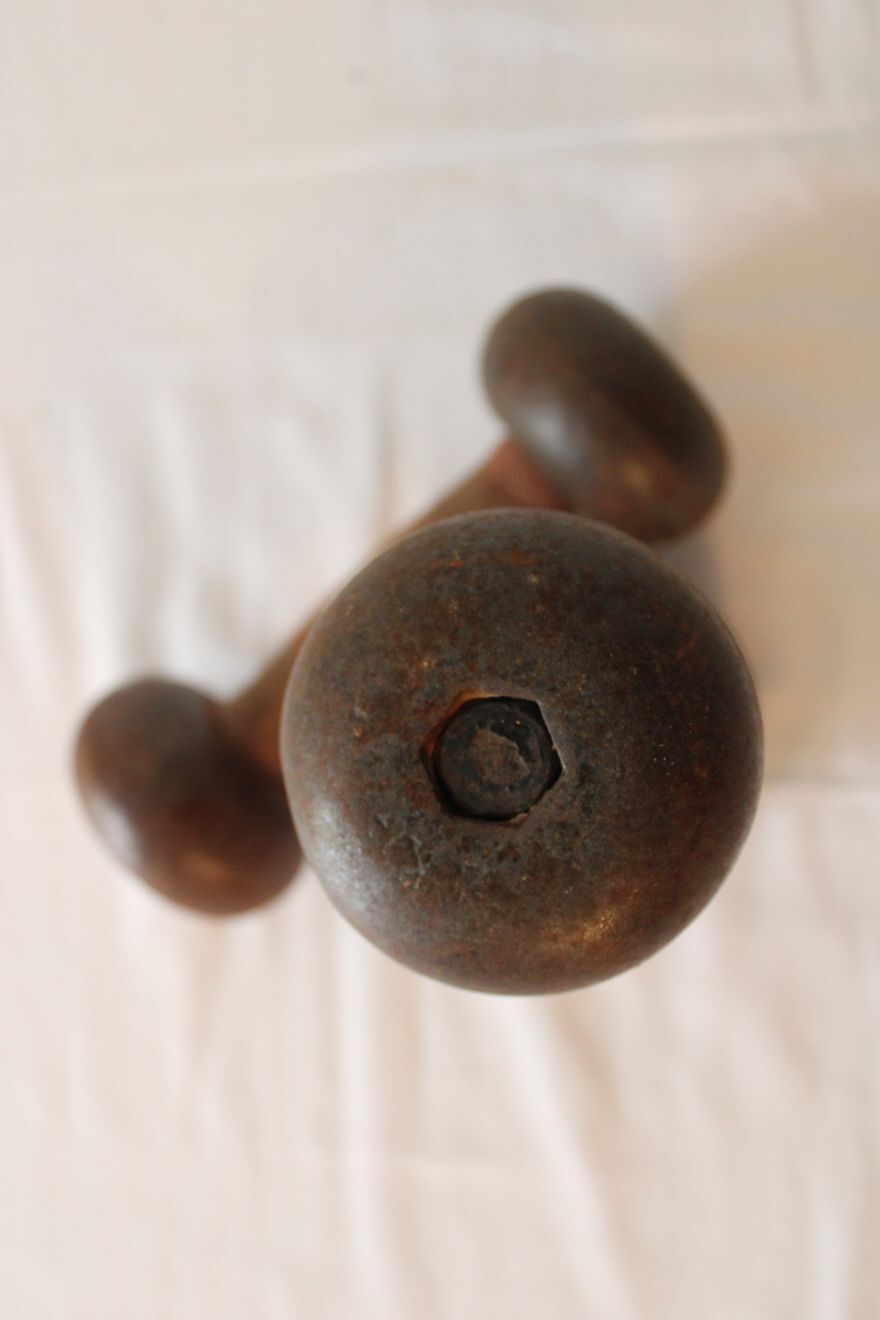 Ancienne paire d'altères