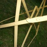 1950 foldable sheet metal garden table