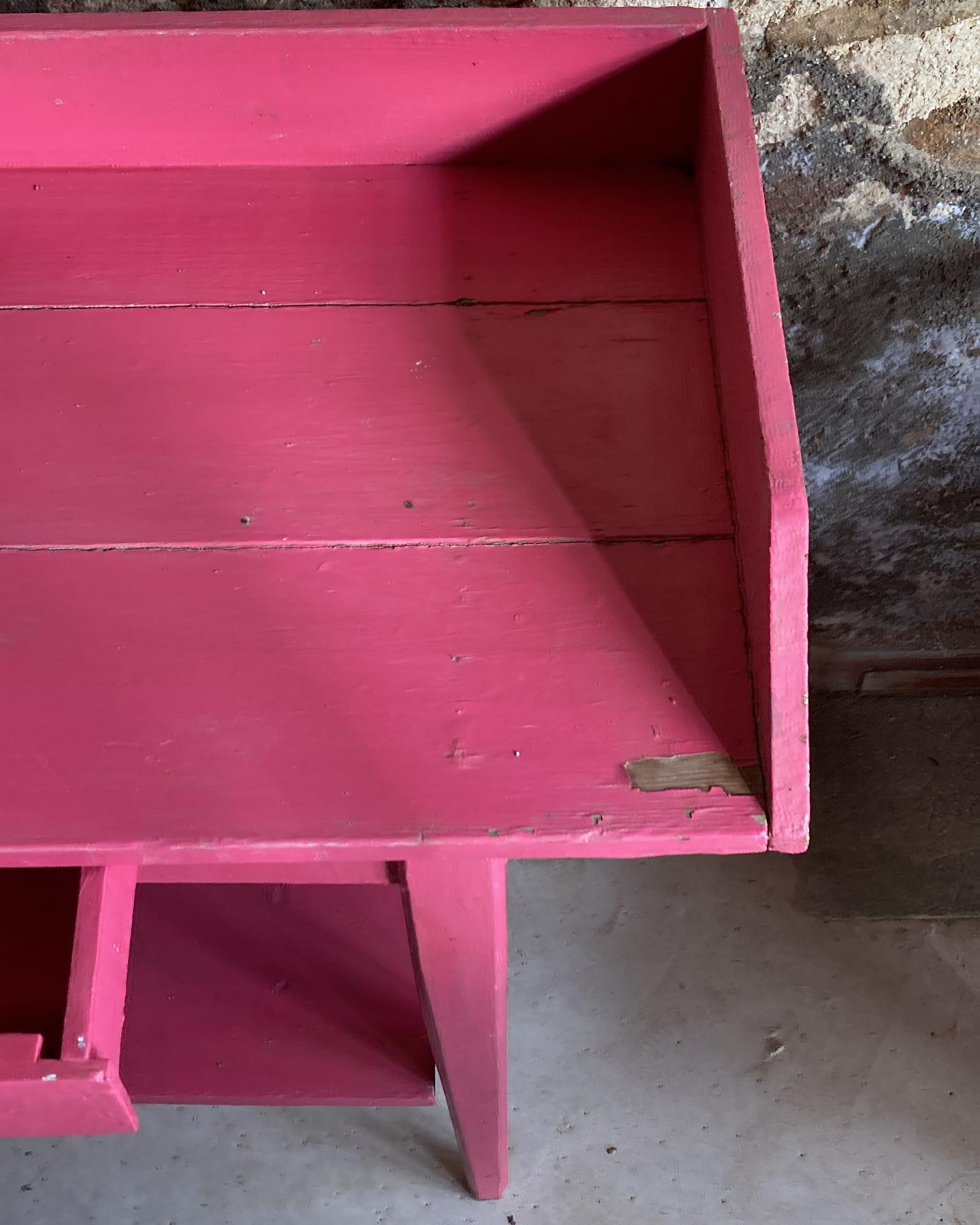 Pink side table