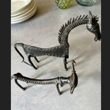 Ethnic figurines zoomorphic metal Orissa