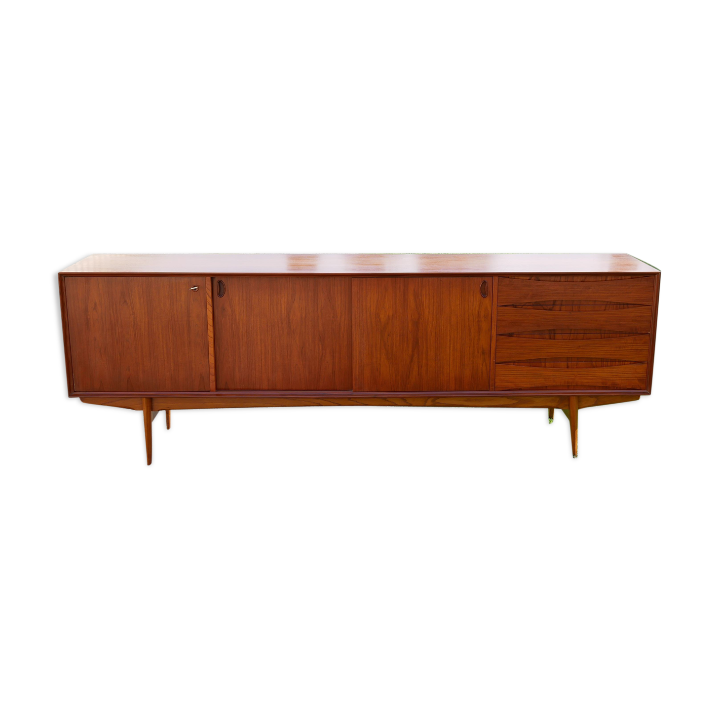 Sideboard teak by Oswald Vermaercke for V-type, 60 years