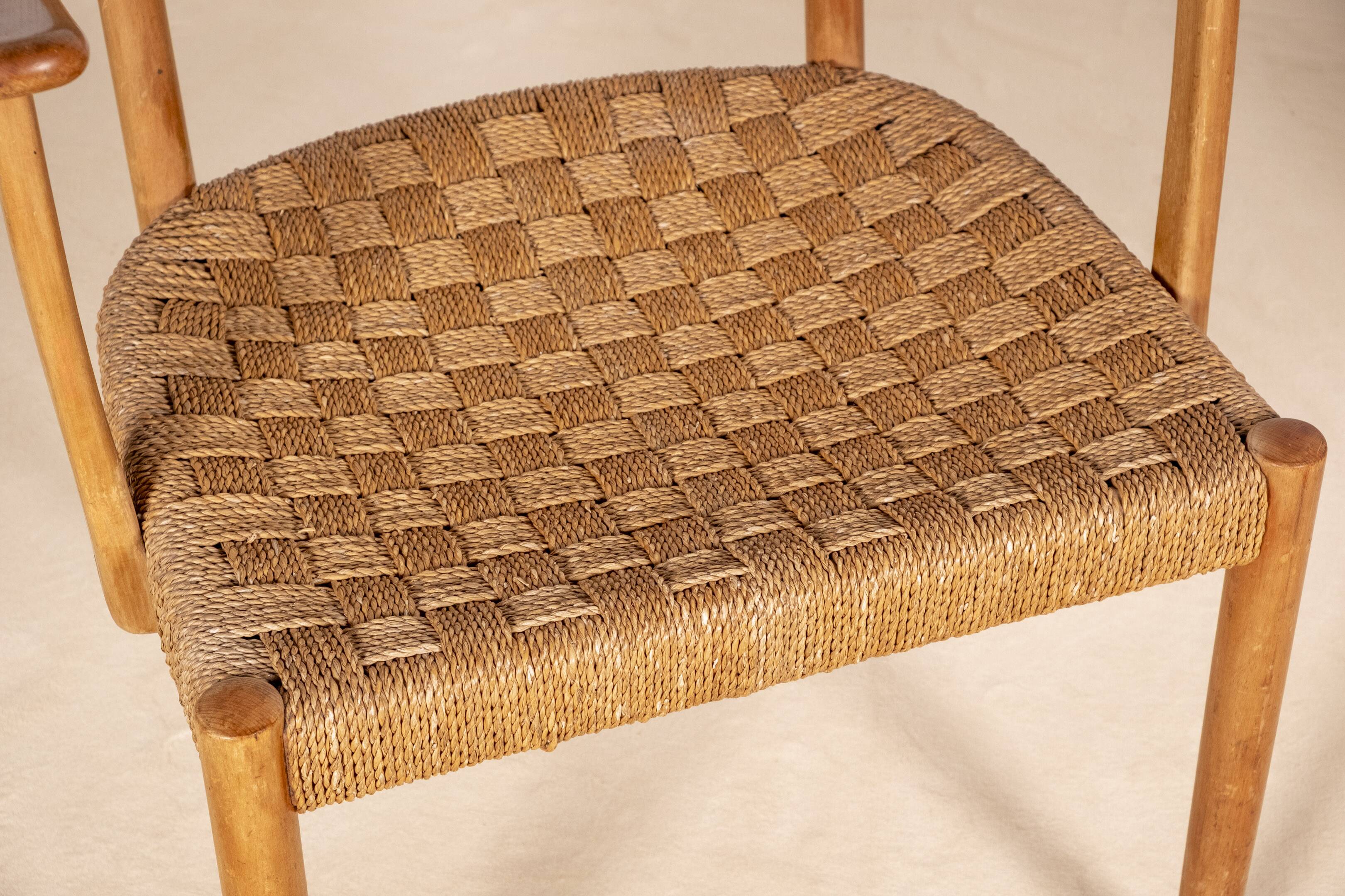 Pair of Karl Schrøder Model 1570 Lounge Chairs, Fritz Hansen, 1930s