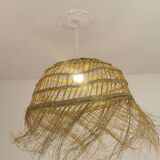 Suspension Doum in braided half – 30×60 cm – Handmade Moroccan production