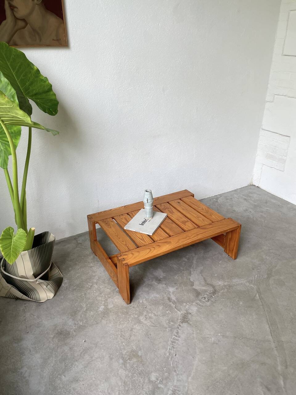 70s pine table regain