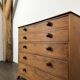 English bureau chest of drawers