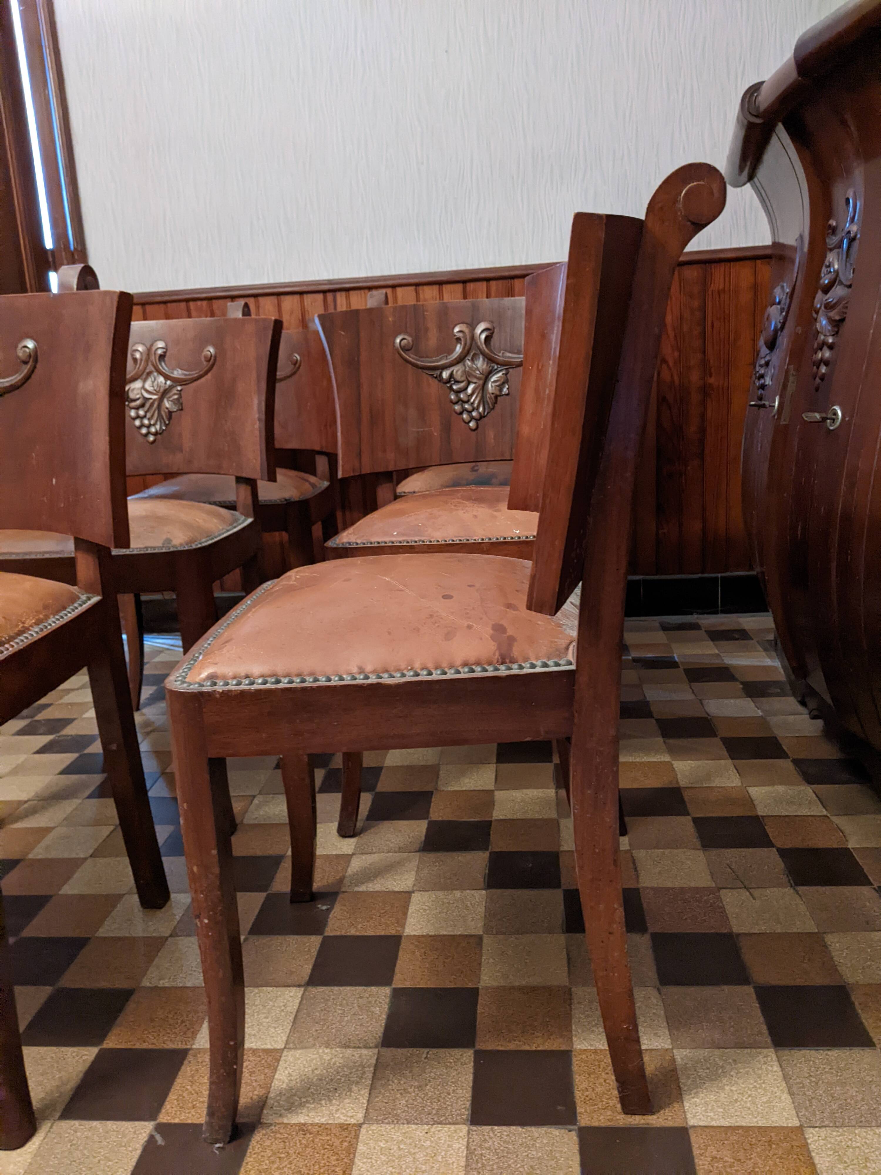 Lot de 6 chaises