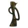 Brutalist Bronze Vase with the Twelve Signs of the Zodiac