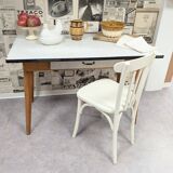 Vintage wood and formica table