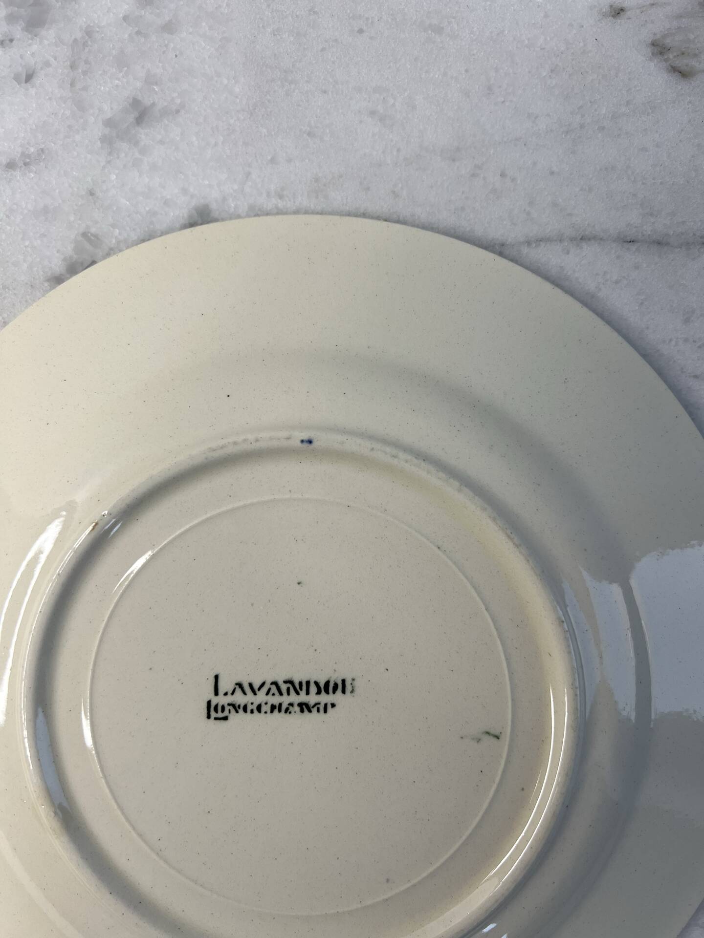 Assiette en faïence peinte à la main 22cm