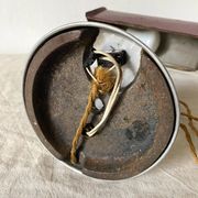 Lampe de bureau art déco en alu et tôle
