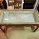 Oak table forming garden