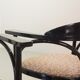 4 chaises de salle à manger triangulaires Thonet en bois laqué noir, modèle 87, années 1980