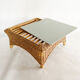 Rattan coffee table