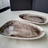 2 Niderviller ceramic raviers Ecume model