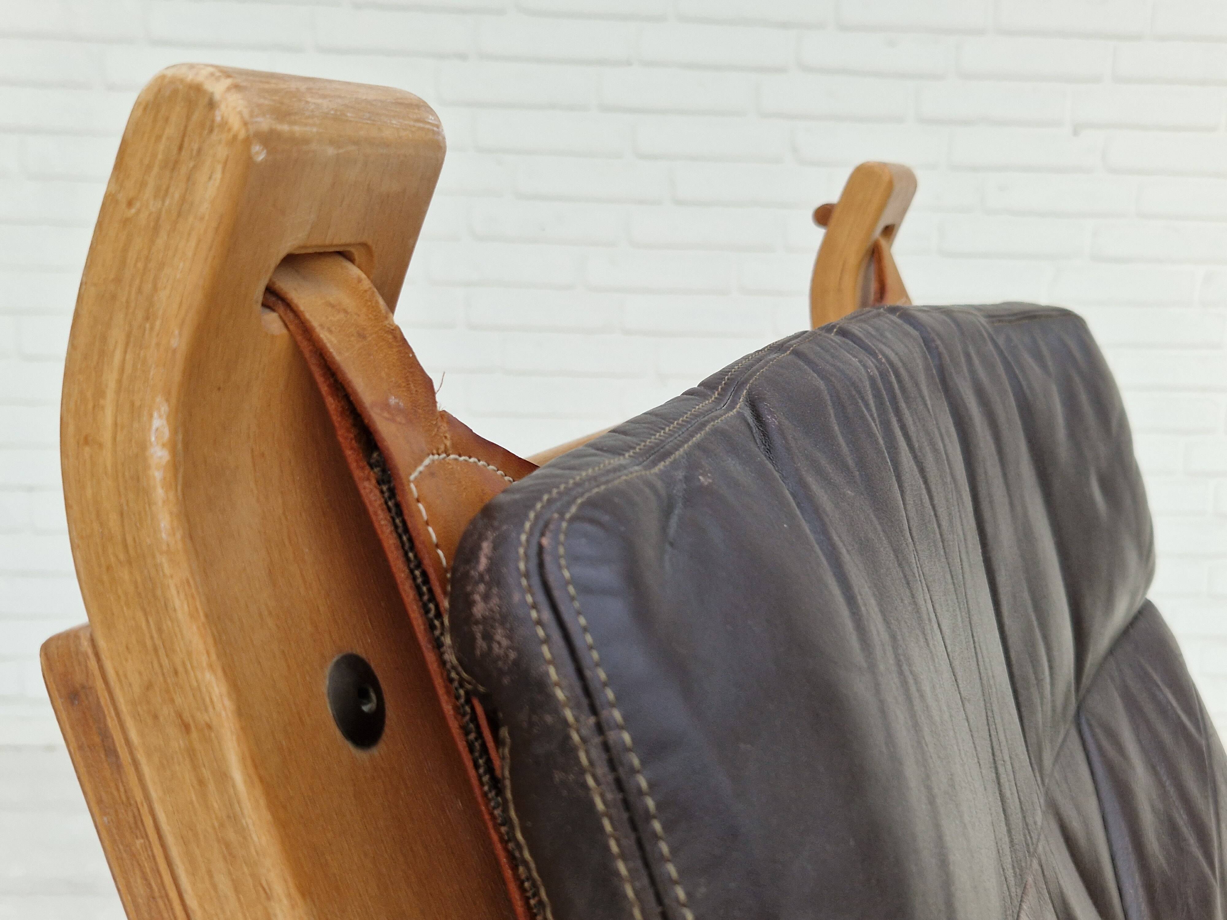 Fauteuil danois par Brammin Møbler années 70