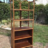 Rattan shelf