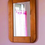 Rectangular mirror in solid pine