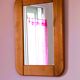 Rectangular mirror in solid pine