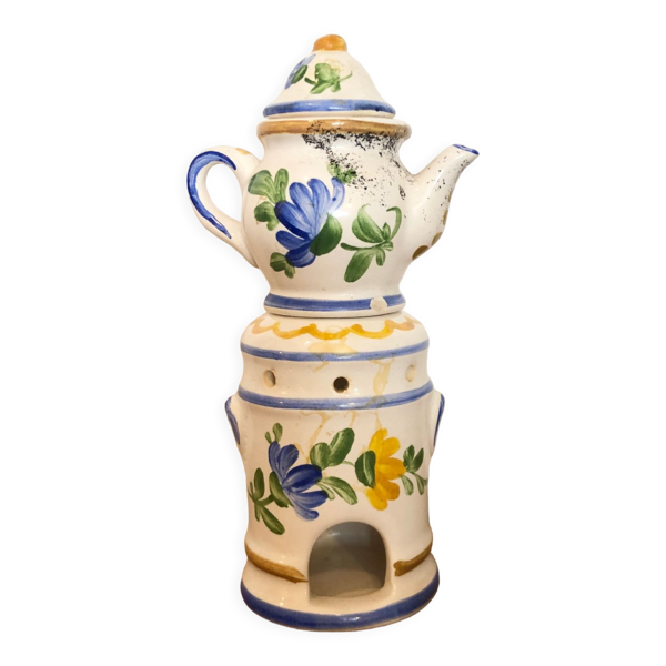 Mini théière et rechaud moustiers