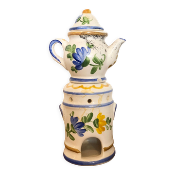 Mini théière et rechaud moustiers