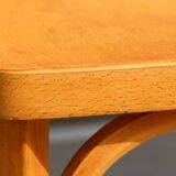 5 Baumann chairs No. 19 in light beech.