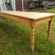 Antique farmhouse table, 3m20