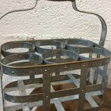 Metal bottle basket