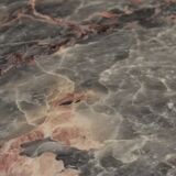 Vintage green and red marble coffee table