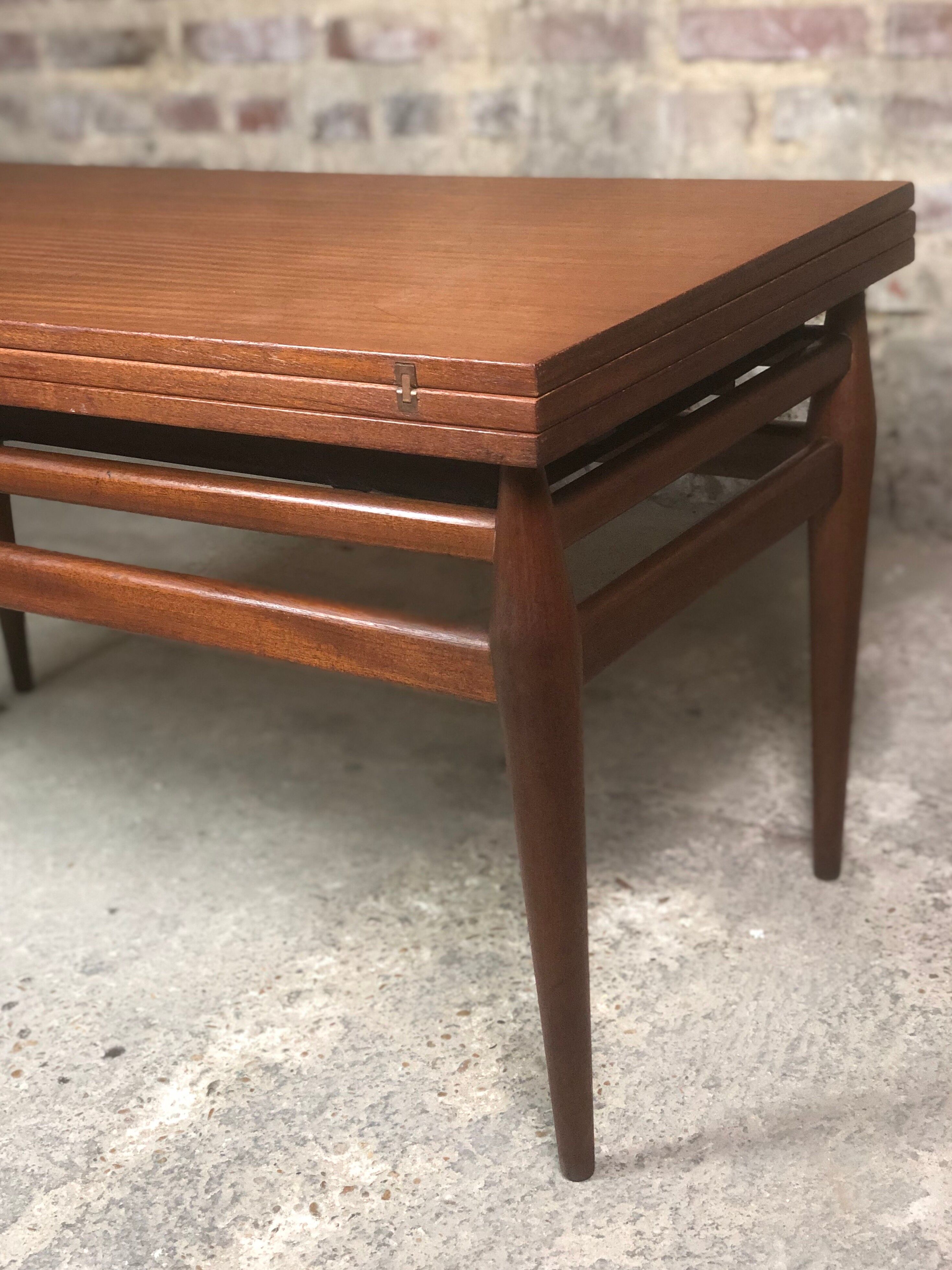 Scandinavian high modular coffee table 1960