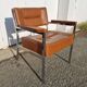 Fauteuil Skaï années 60, M.Baughman