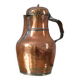 Antique coquemar, pitcher, antique copper, 19th century