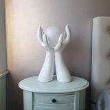 Italian ceramic table lamp 70s