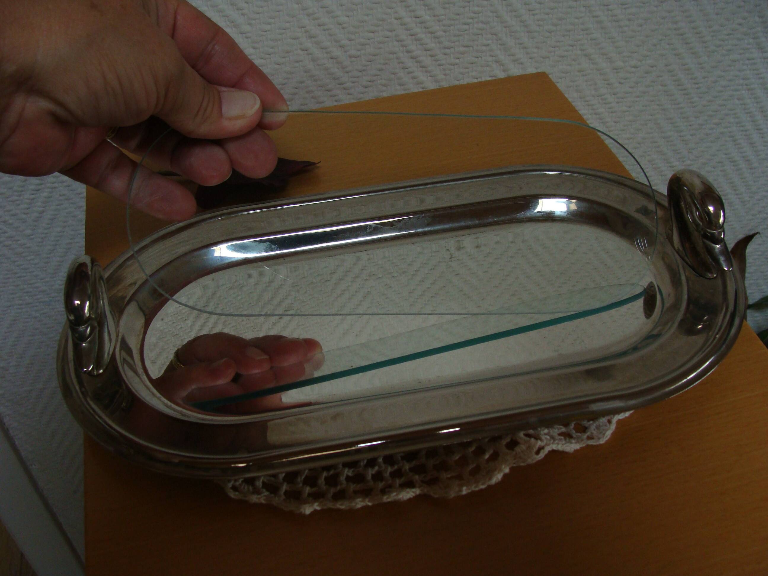 Vintage foie gras platter