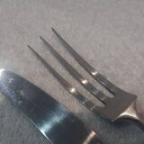 2-piece carving set, silver plated metal, Ercuis LXV 29