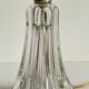 Art deco crystal star lamp base