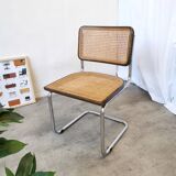 Vintage Cesca Cane Chair: 1970s Italian Mid-Century Modern Dining Office Ch