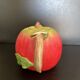 Vintage Apple Teapot in Barbotine – Retro / Cottagecore Decor
