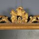 Antique carved and gilded wooden mirror, Italy, 18th century