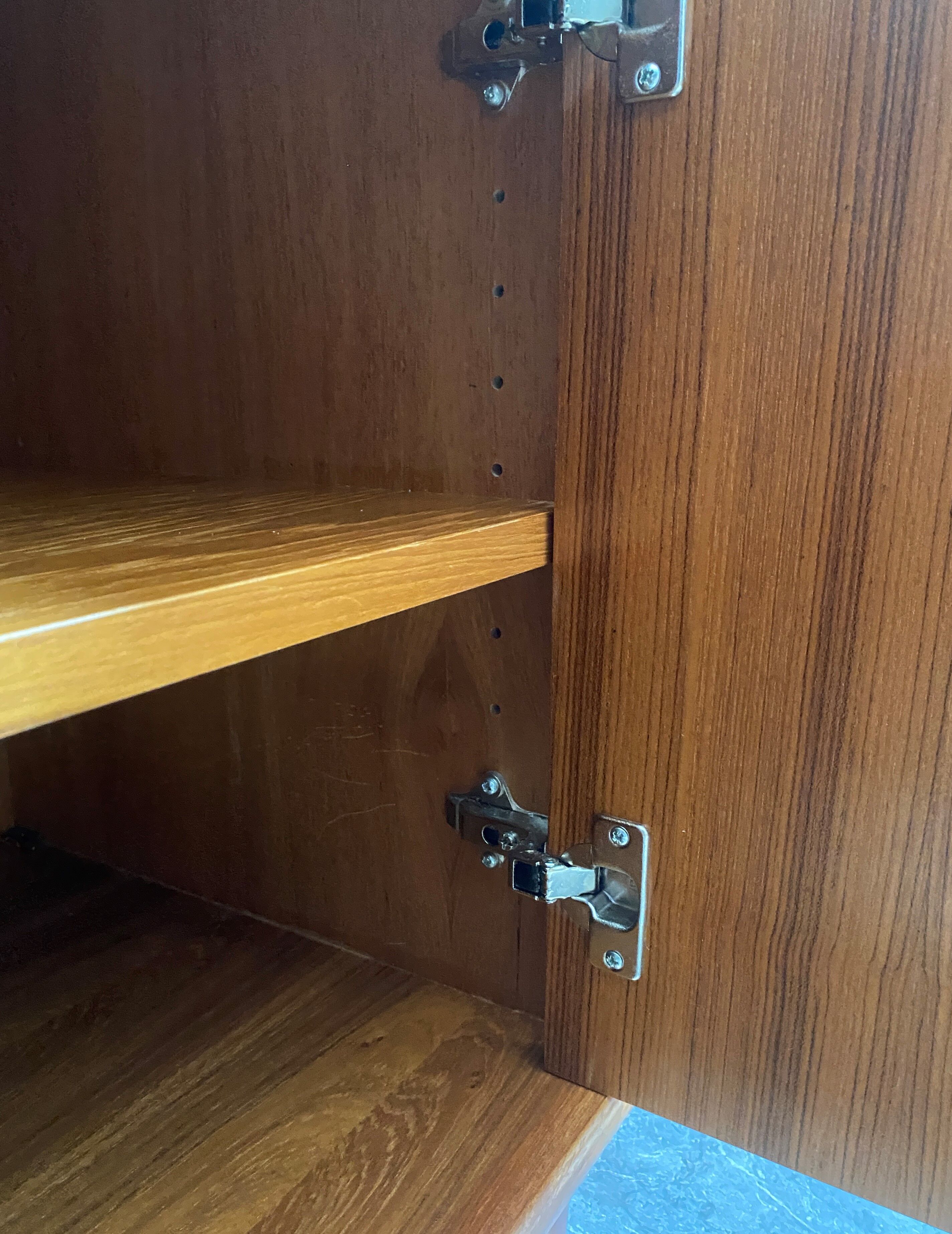 Danish Teak sideboard with drawers and door, 1960s