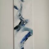 Tableau abstrait acrylique