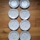 8 antique dinner plates