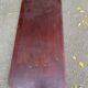 19th century solid mahogany mirror, 58x135cm