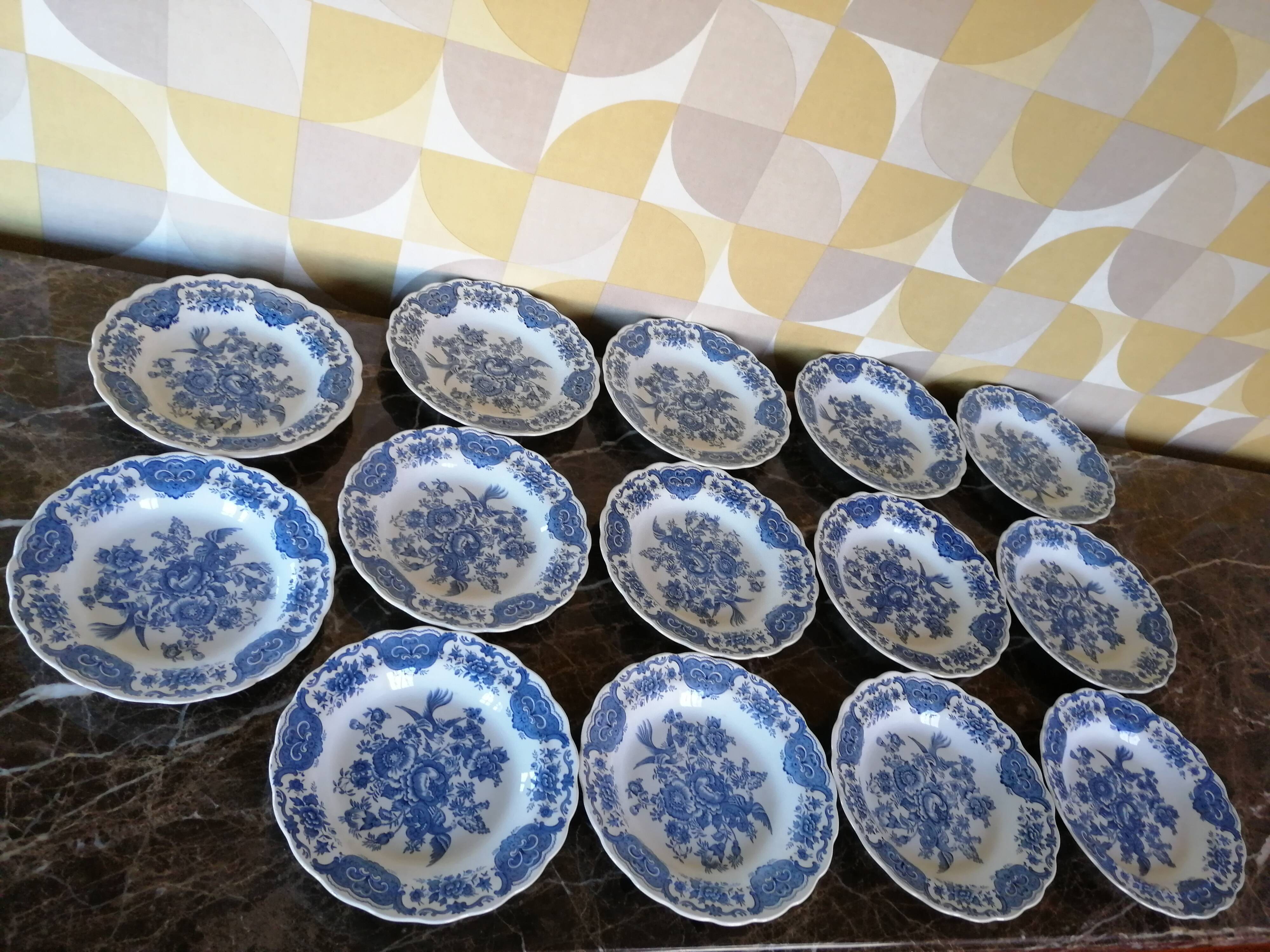 14 Ridgway Staffordshire England hollow plates