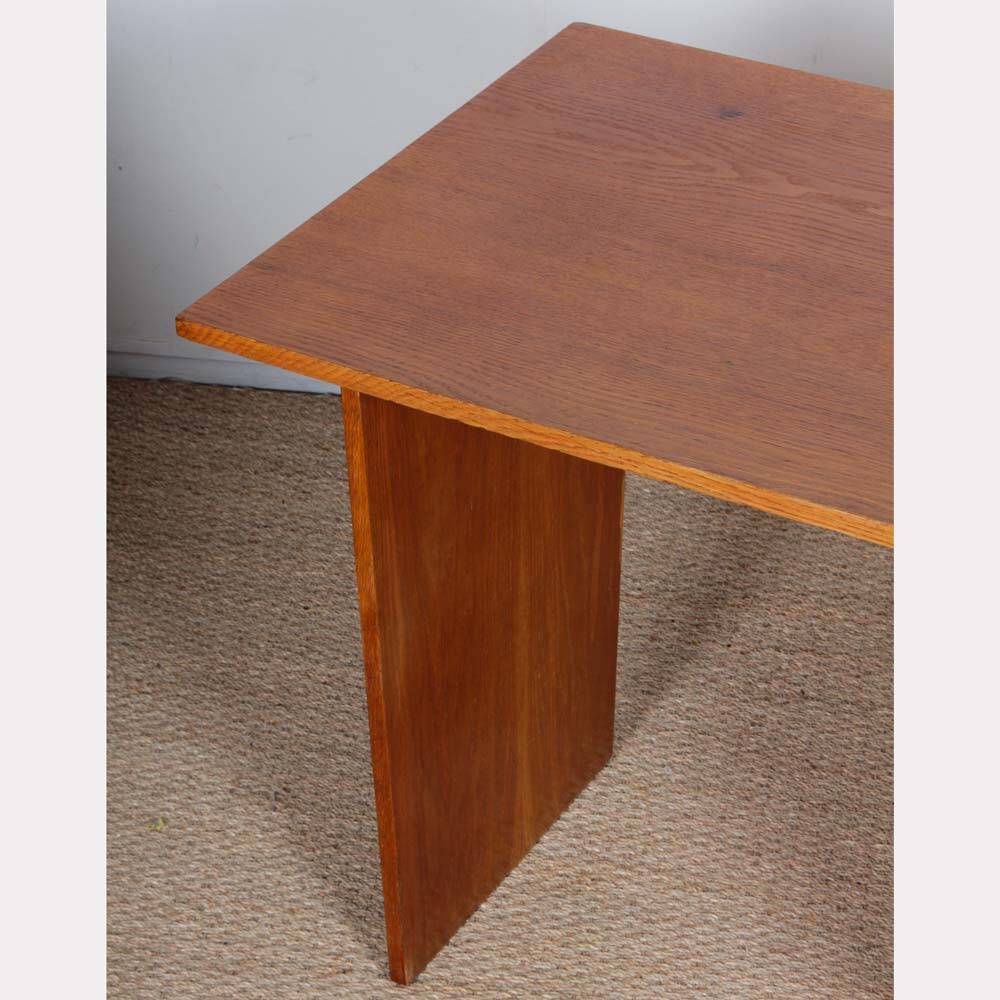 Vintage wooden desk by Bohumil Landsman, 1970
