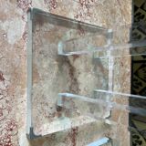 Pair of plexigas lamp legs David Lange