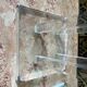 Paire de pieds de lampe en plexigas David Lange